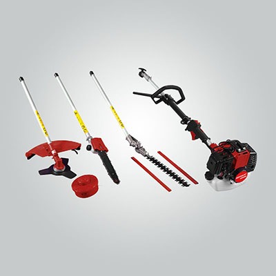 Multi Functional 4 in 1 Brush Cutter 43cc Gasoline Hedge Trimmer Pole Saw Grass Trimmer