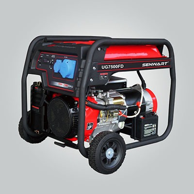 Professional Electric Start Gasoline Generator Power Kraft 6000 Watt Petrol Generator