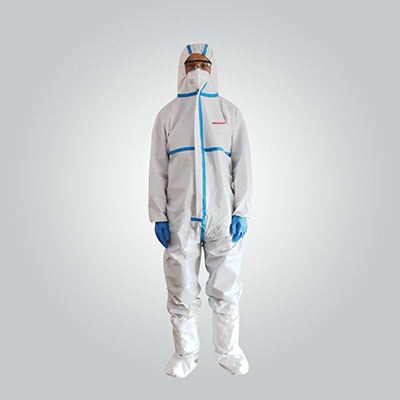 Safety Clothing Good Breathability One-piece Protection Clothing Chemical Nonwoven Protection Suit