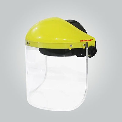 Head Mounted Anti-Splash Full Face Safety Face Shield Visor PC Plastic Face Shield