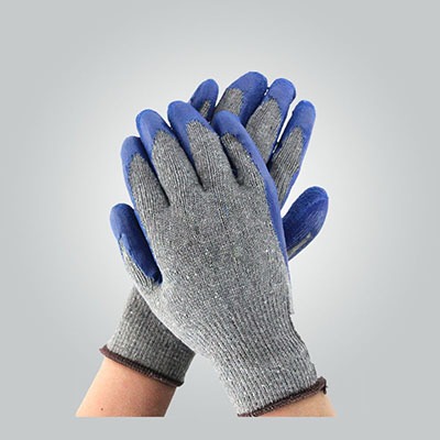 Blue-Dark-Grey-Latex-Crinkle-Palm-Safety-Hand-Gloves-Industrial-Construction-Work-Gloves