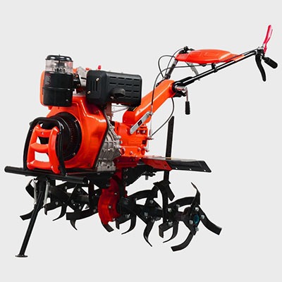 186F 9HP Diesel Power Tiller Cultivator Ploughing Machine